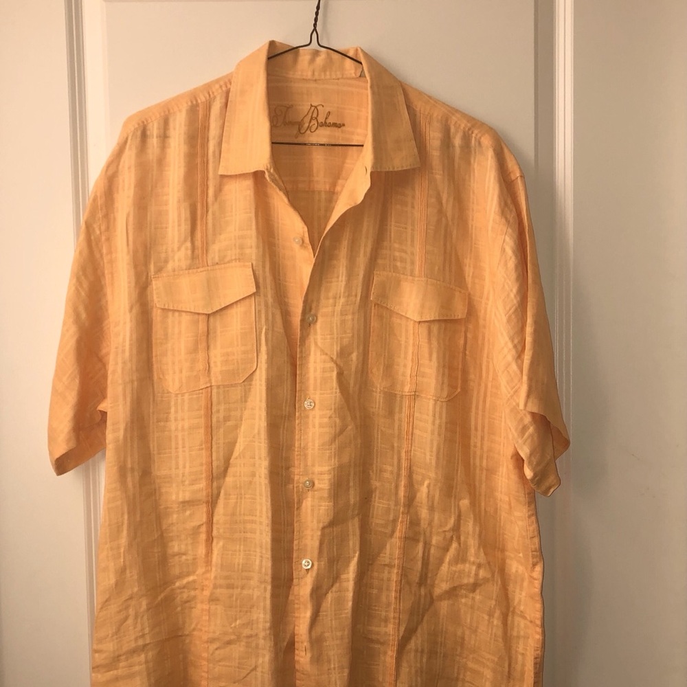 Tommy Bahama 100% Linen S/S Shirt XL